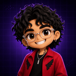 Michael’s smiling Shluv character